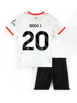 Liverpool Diogo Jota #20 Ausweichtrikot für Kinder 2024-25 Kurzarm (+ Kurze Hosen)